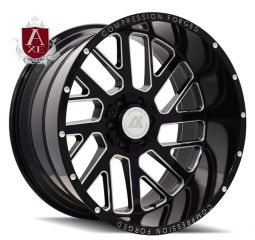 AXE AX2.0 Compression Forged Wheels Gloss Black Milled - 20" 22" 24"